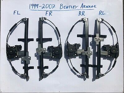 1998-2004 Bentley Arnage Window Regulator Rebuild Service - Lifetime Warranty