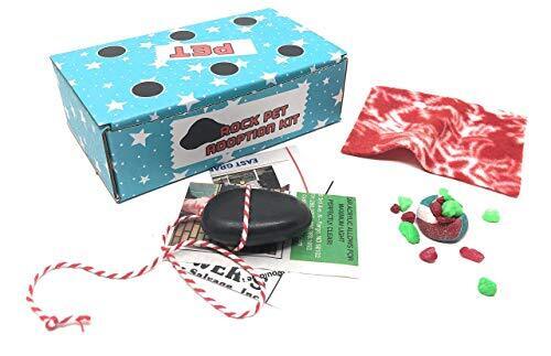 Rock Pet Deluxe Christmas Edition Funny Gag Gift With Adoption Certificate