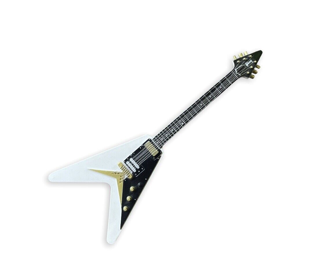 Gibson Mini Guitar Replica Flying V Heritage Korina White 2000 Sideshow Toy