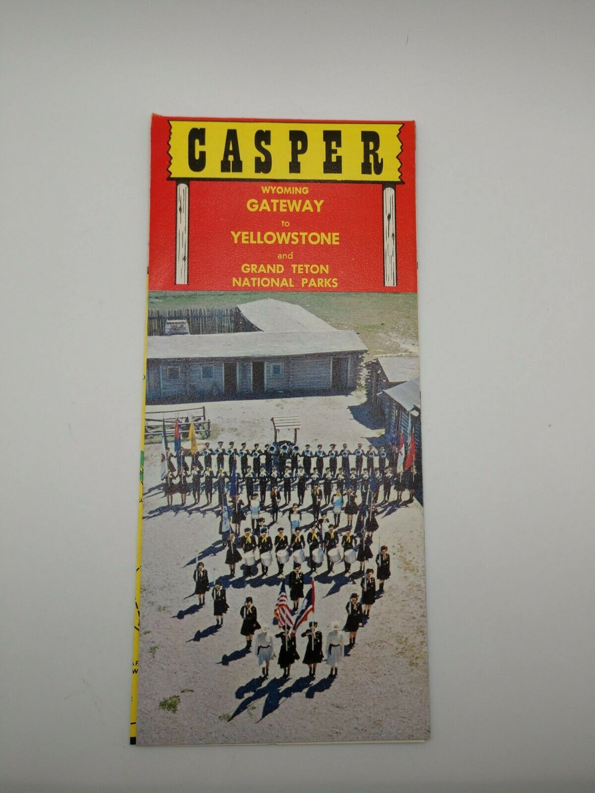 1960s Casper Wyoming Gateway To Yellowstone Grand Teton National Parks Brochure