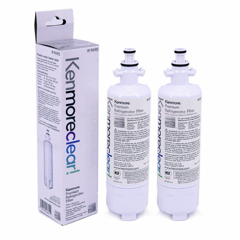2pack 9690 Kenmore 469690 Replacement Refrigerator Water Filter By Kenmore